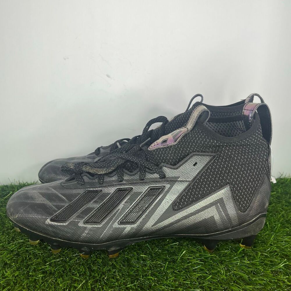 Adidas Freak Ultra 23 Inline Black Chrome Football Cleats Mens 12.5 - Picture 1 of 7